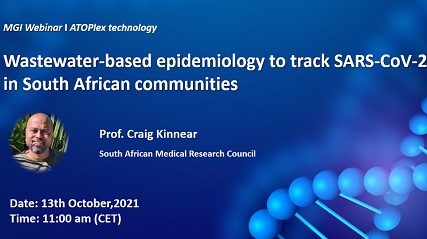 Wastewater-based epidemiology to track SARS-CoV-2 in South African communities.
