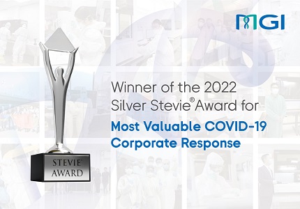 MGI Honored with 2022 Stevie® Award for Most Valuable COVID-19 Corporate Response